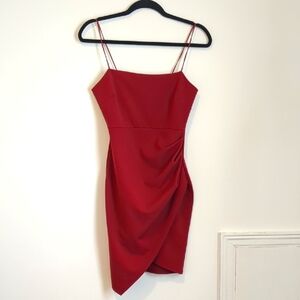 Sexy Red Spaghetti Strap Dress